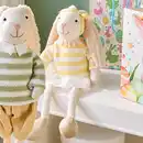 Bild 3 von Deko-Kantenhocker "Hase", ca. 8x13,5x17,5 cm