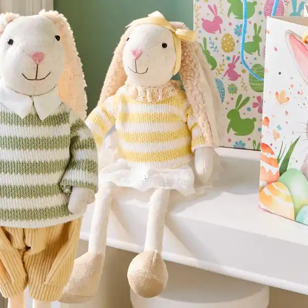 Bild 3 von Deko-Kantenhocker "Hase", ca. 8x13,5x17,5 cm