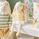 Bild 2 von Deko-Kantenhocker "Hase", ca. 8x13,5x17,5 cm