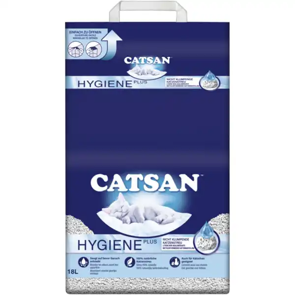 Bild 3 von Hygiene Plus Katzenstreu 18l - 2er Set