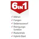 Bild 4 von Benzin-Aufsitzrasenmäher MR200-61 E Start 6 in 1