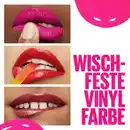 Bild 3 von Maybelline New York Super Stay Vinyl Ink 150 Striking + Gratis Color Sensational Shaping Lipliner 110 Rich Wine