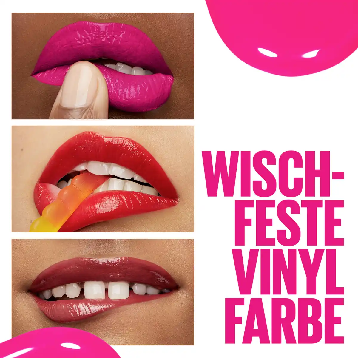 Bild 3 von Maybelline New York Super Stay Vinyl Ink 150 Striking + Gratis Color Sensational Shaping Lipliner 110 Rich Wine