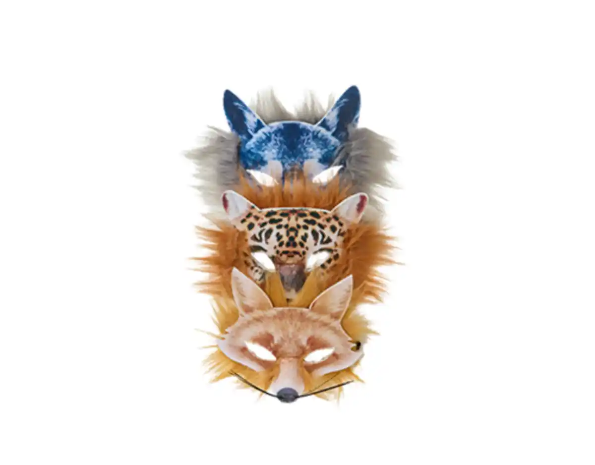 Bild 1 von Tiermaske mit Fell