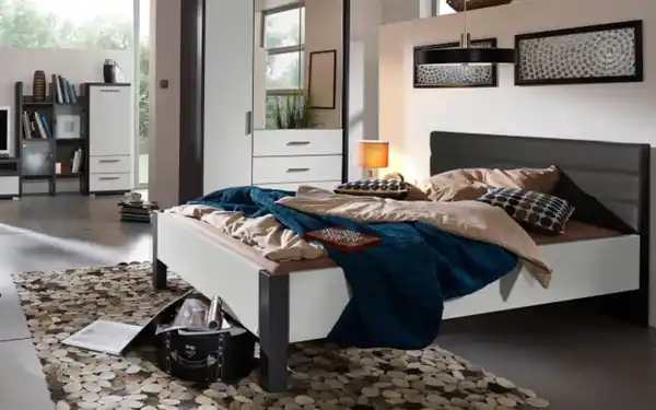 Bild 2 von Mondo - Bettanlage Kosi Plus, weiß/graphit, 120 x 200 cm, inkl. Nachtkonsole