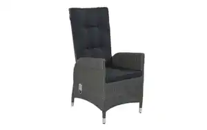 Wiemann - Garten-Positionsstuhl Barcelona, grau/schwarz