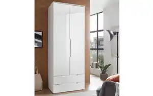 Pol Power - Drehtürenschrank Spice, weiß Hochglanz, 84 x 208 cm