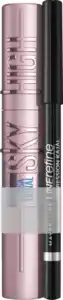 Maybelline New York New York Set: Lash Sensational Sky High Mascara Waterproof + präziser Kajal