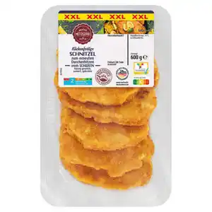 MEINE METZGEREI Schweineschnitzel XXL 600 g, paniert