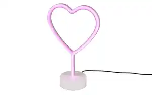 LED-Deko-Tischleuchte Heart, weiß, 30 cm