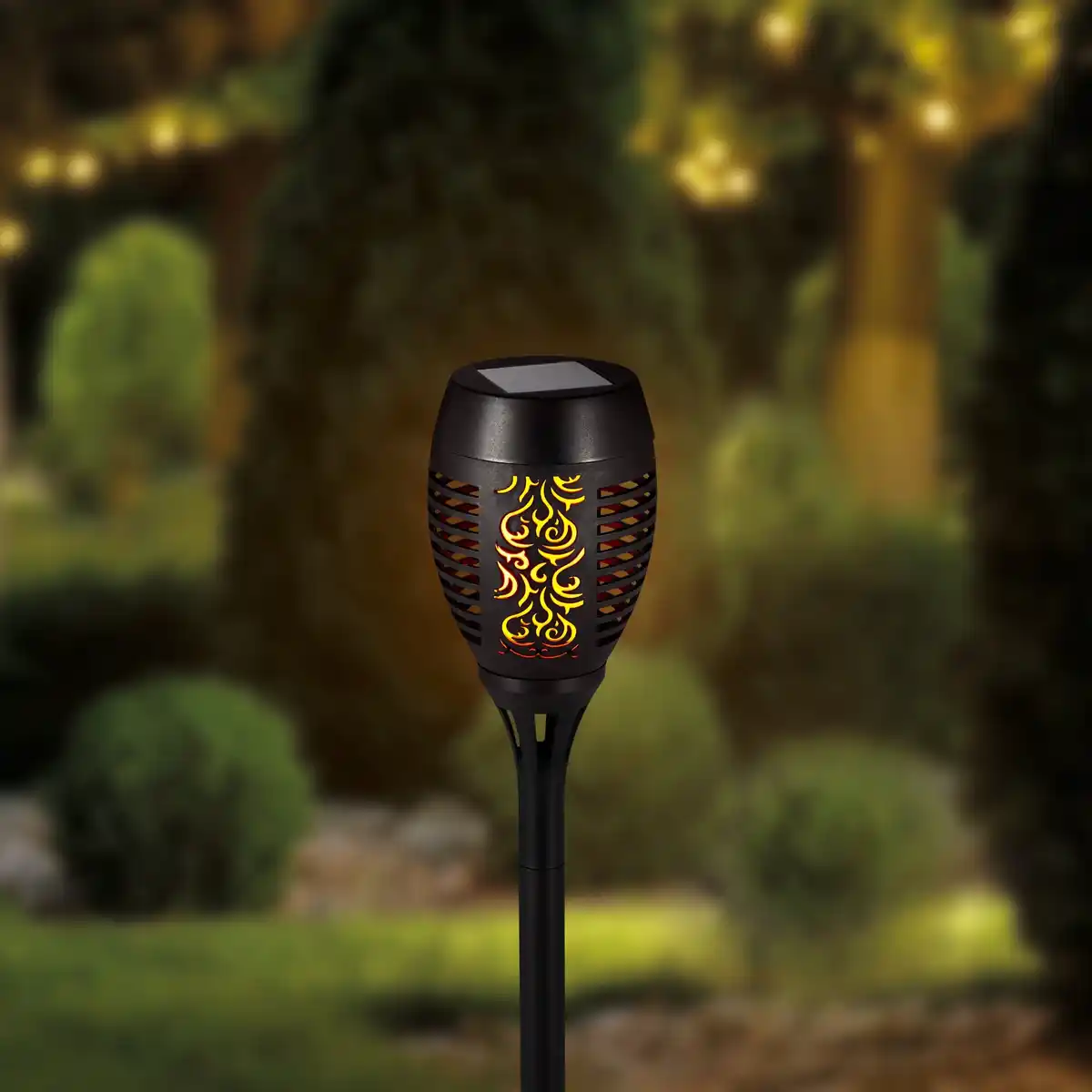 Bild 1 von Solar-Fackel mit Flammen-Effekt, Ø ca. 9,5 cm