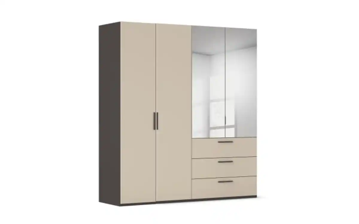 Bild 1 von Mondo - Drehtürenschrank Kosi Plus, champagner/graphit, 201 x 223 cm