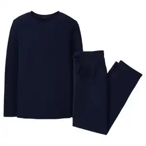 UP2FASHION MEN Herren Pyjama, Marineblau, M