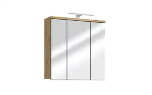 Forte - Spiegelschrank Veris, Artisan Eiche-Nachbildung/salbeifarbig