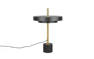 LED-Tischleuchte Keaton, schwarz/gold, inkl. Sensordimmer