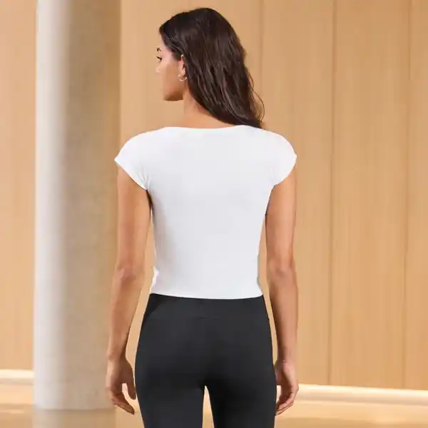 Bild 4 von Damen-T-Shirt mit Modal