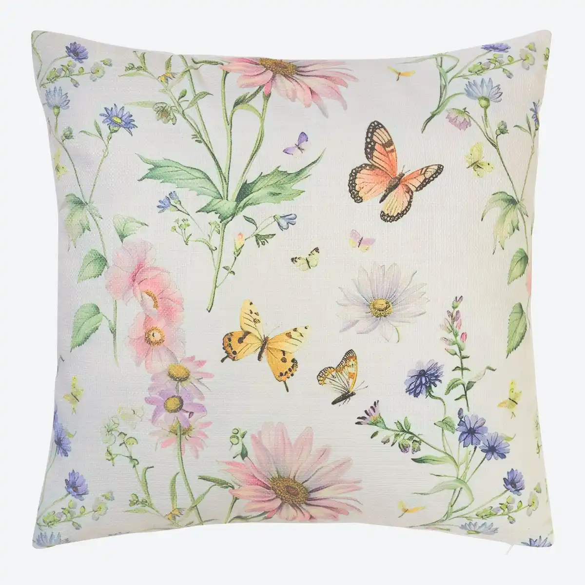 Bild 1 von Kissenhülle mit Blumen-Muster, ca. 40x40 cm