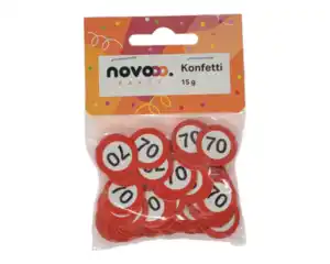 novooo Konfetti Jubiläum 70