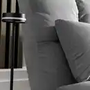 Bild 4 von 2 in 1 faltbares Bodensofa Bett mit Rückenlehne - Dunkelgrau