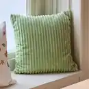 Bild 1 von Kissenhülle mit Flanell-Streifen, ca. 40x40 cm