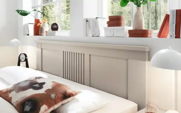 Bild 3 von Vito - Bettanlage Linate, grau, 180 x 200 cm, inkl. Nachtkonsole