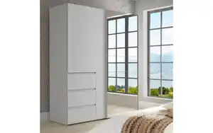 Kleiderschrank Winn2, weiß, 170,3 x 200,5 cm