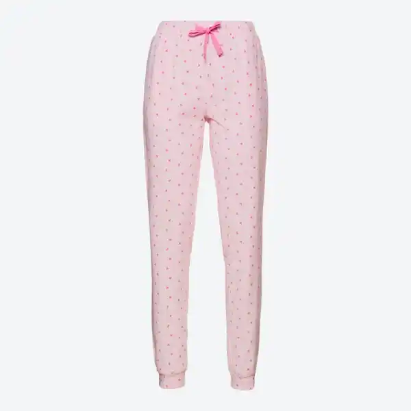 Bild 2 von Damen-Homewear-Hose mit Herzmuster