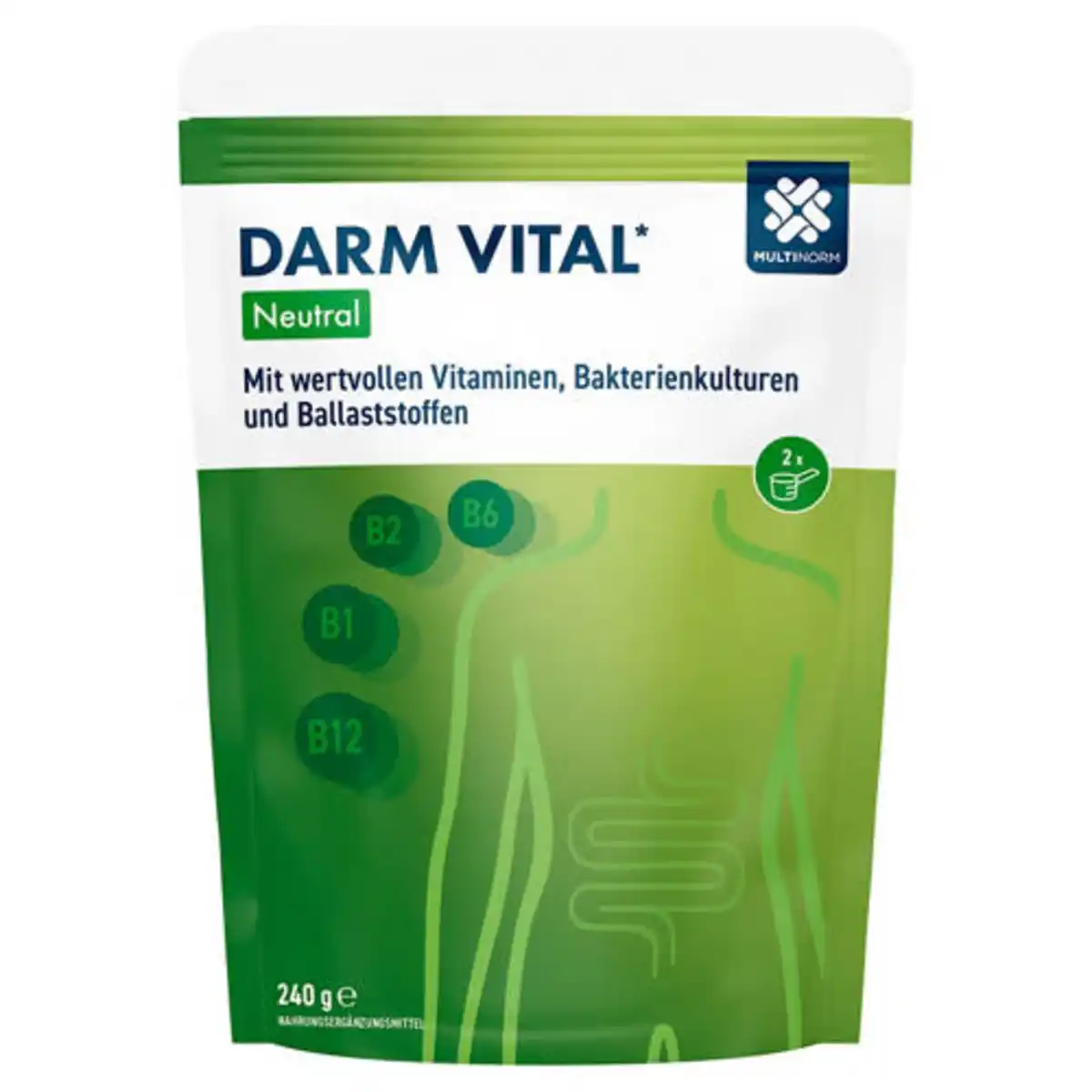Bild 1 von MULTINORM Darm Vital 240 g, Neutral