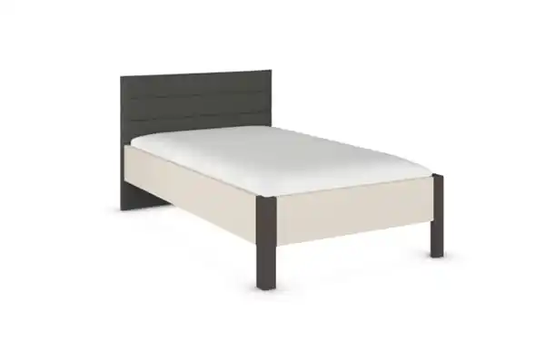 Bild 3 von Mondo - Bettanlage Kosi Plus, weiß/graphit, 120 x 200 cm, inkl. Nachtkonsole