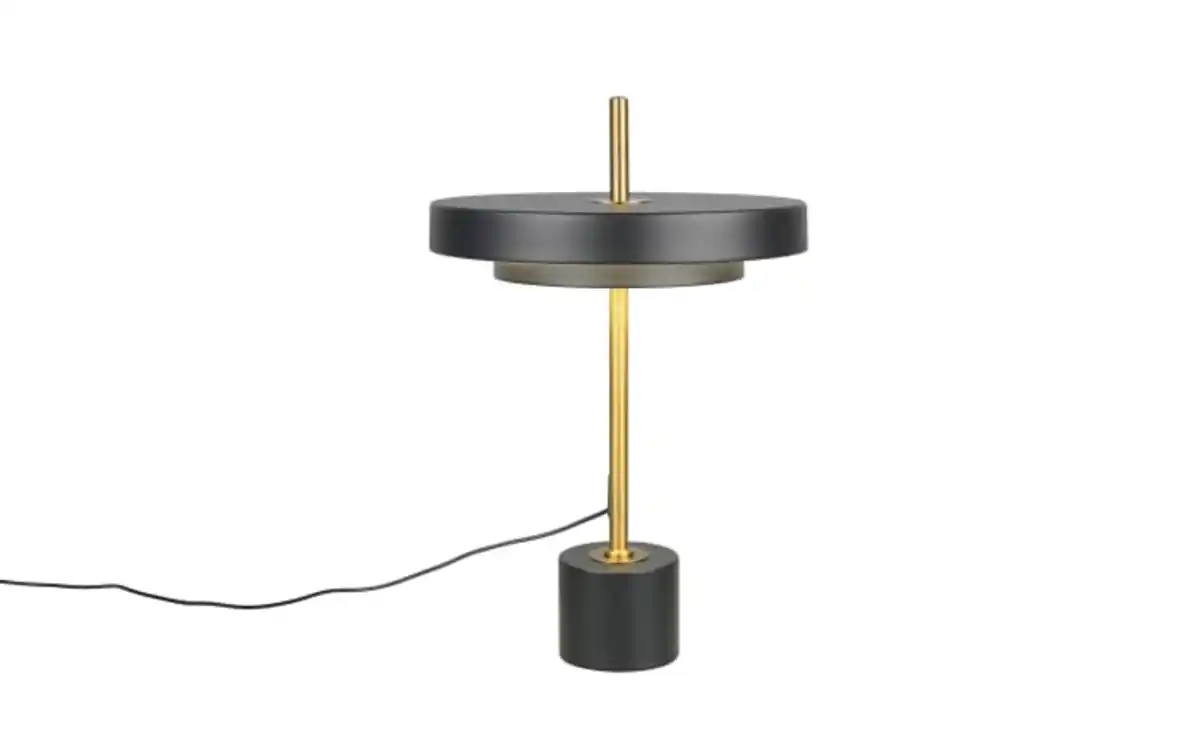 Bild 2 von LED-Tischleuchte Keaton, schwarz/gold, inkl. Sensordimmer