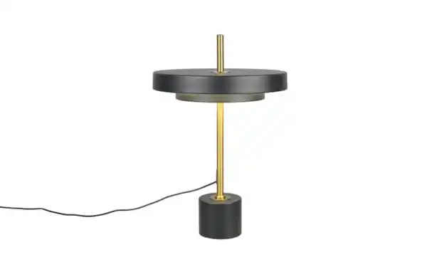 Bild 2 von LED-Tischleuchte Keaton, schwarz/gold, inkl. Sensordimmer