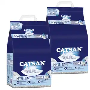 Hygiene Plus Katzenstreu 18l - 2er Set