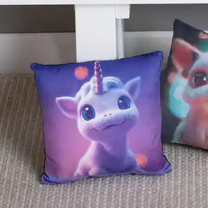 Dekokissen mit Tiermotiven, ca. 30x30cm