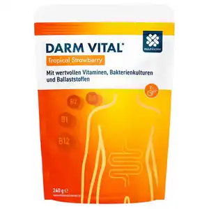 MULTINORM Darm Vital 240 g, Tropical Strawberry