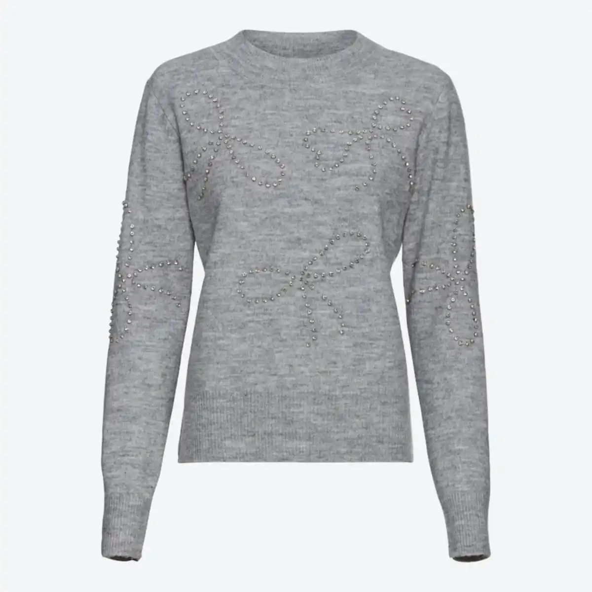 Bild 2 von Damen-Pullover mit Hotfix-Steinen