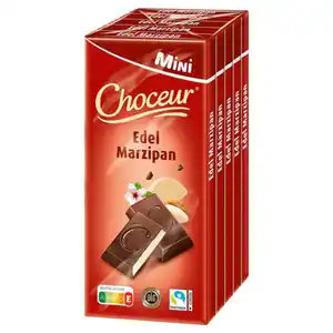CHOCEUR Mini Tafeln 200 g, Zartbitter-Marzipan