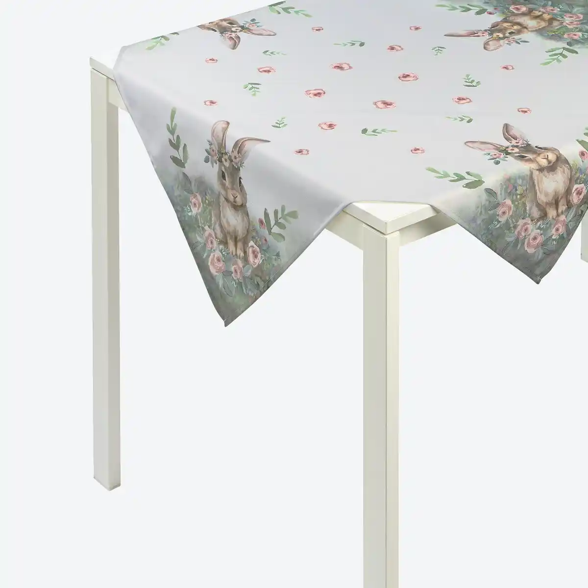 Bild 1 von Mitteldecke mit Hasen-Motiv, ca. 80x80 cm