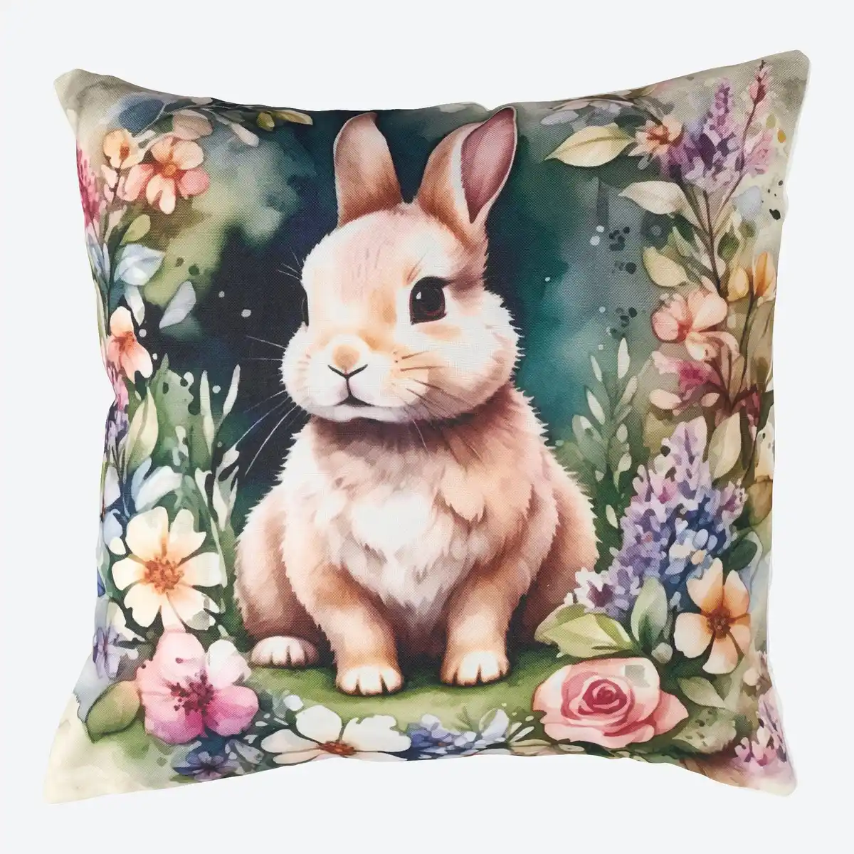 Bild 1 von Kissenhülle mit Hasen-Aufdruck, ca. 40x40 cm