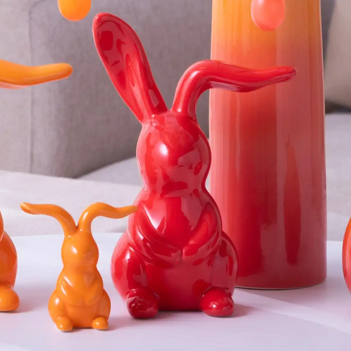 Bild 2 von Deko-Hase aus Porzellan, ca. 25x16x10 cm