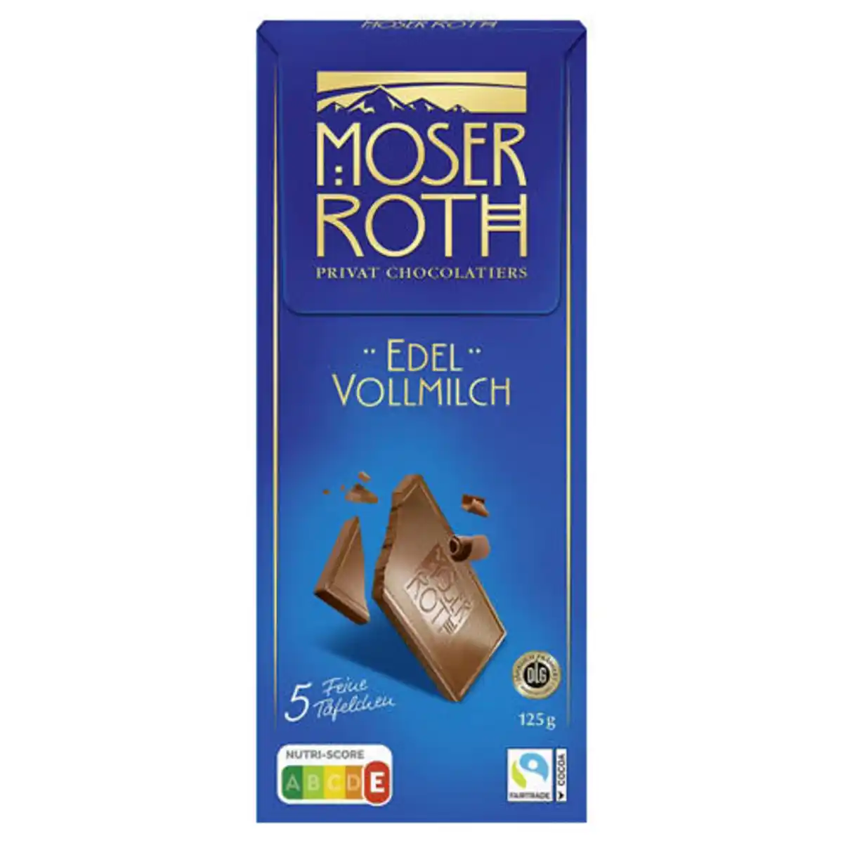 Bild 1 von MOSER ROTH Helle Schokolade 125 g, Vollmilch