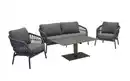 Bild 2 von Schöner Wohnen Kollektion - Gartenmöbelset Bari, anthrazit/dunkelgrau, 3-teilig