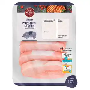 MEINE METZGEREI Schweine-Minutensteaks 400 g