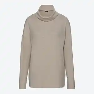 Damen-Rollkragen-Pullover mit Fledermaus-Ärmel