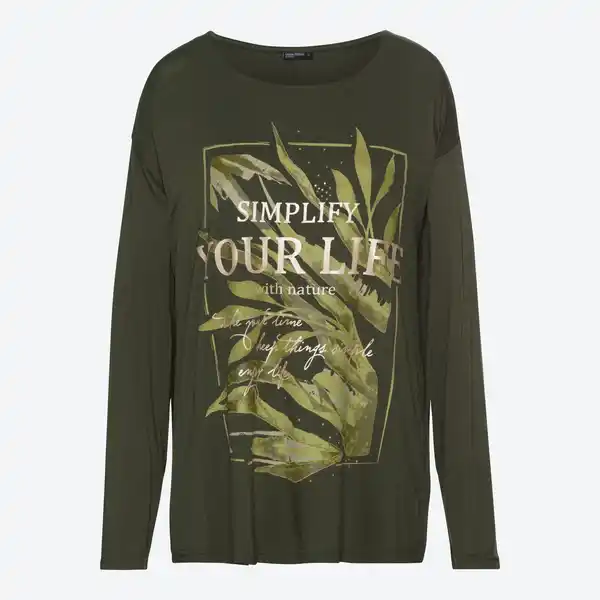 Bild 3 von Damen-Langarmshirt mit Viskose