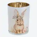 Bild 2 von Kerzenglas mit Hasenmotiv