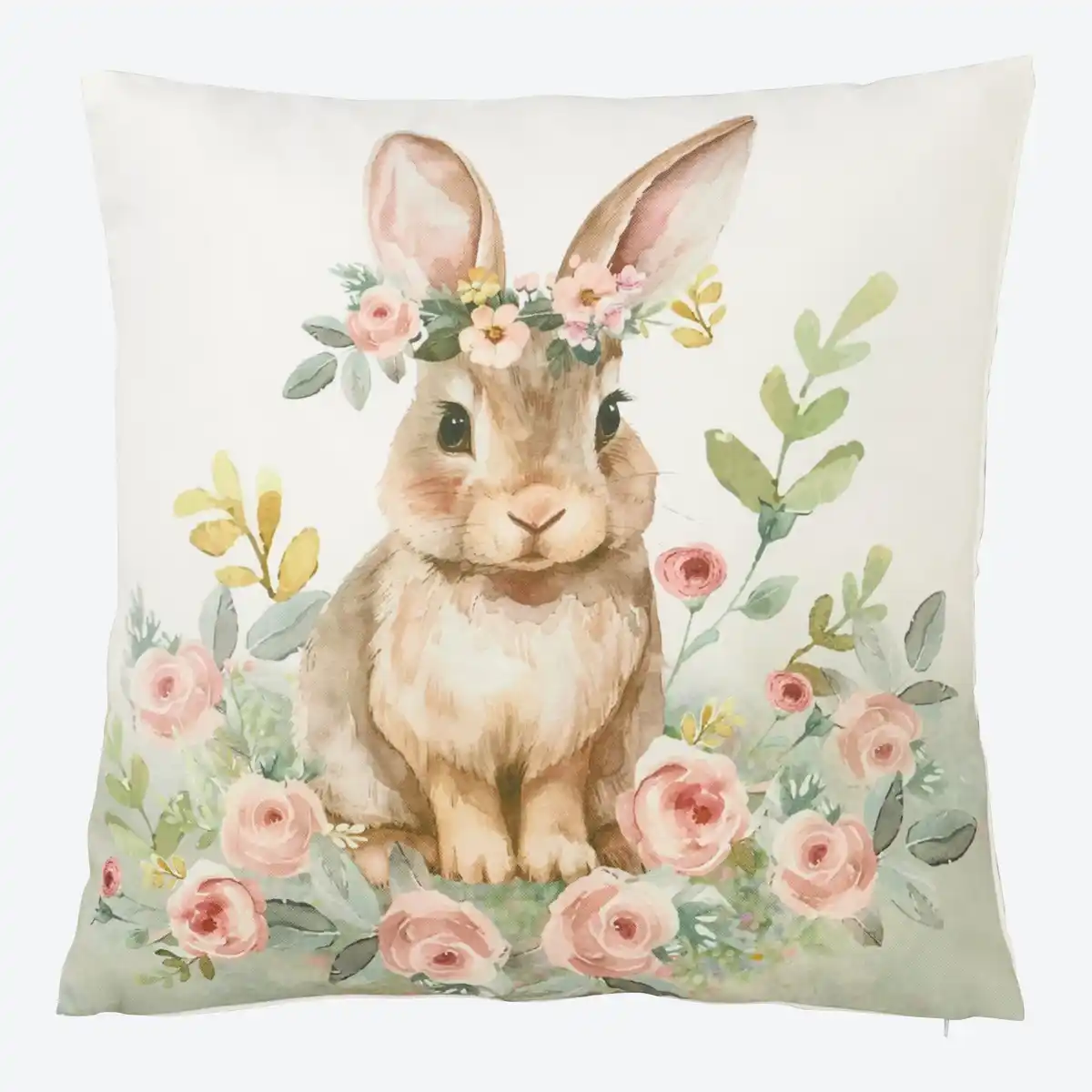 Bild 1 von Kissenhülle mit Hasen-Motiv, ca. 40x40 cm