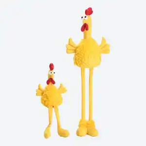 Deko-Huhn mit Teleskopbeinen, ca. 22,5x11x70 cm