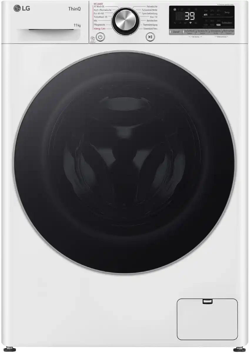 Bild 1 von F6WR7011 Stand-Waschmaschine-Frontlader weiss, 11 kg, 1600 U/min, 75 dBA