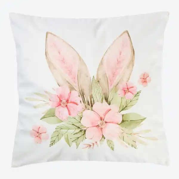 Bild 2 von Kissenhülle mit Hasenohren-Motiv, ca. 40x40 cm
