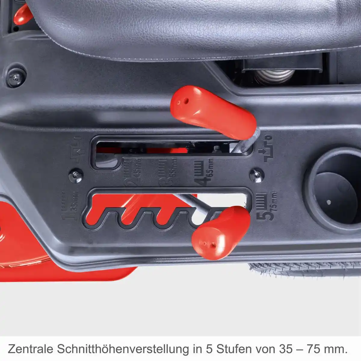 Bild 2 von Benzin-Aufsitzrasenmäher MR200-61 E Start 6 in 1